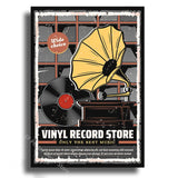Music Recording Studio Retro Poster Entertainment Illustration Aesthetic Prints Sound Room Home Club Bar Decor Art Wall Painting