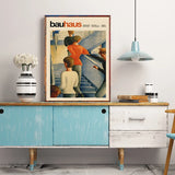 Bauhaus Exhibition Poster Art Inspiration Print Canvas Painting Retro Abstract Wall Art Picture for Living Room Home Decoration