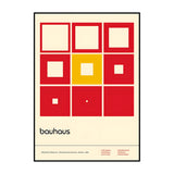 Bauhaus Exhibition Poster Art Inspiration Print Canvas Painting Retro Abstract Wall Art Picture for Living Room Home Decoration