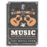 Music Recording Studio Retro Poster Entertainment Illustration Aesthetic Prints Sound Room Home Club Bar Decor Art Wall Painting