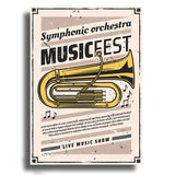 Music Recording Studio Retro Poster Entertainment Illustration Aesthetic Prints Sound Room Home Club Bar Decor Art Wall Painting