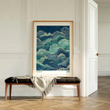1 Wave Landscape Japanese Wall Art Poster Mount Fuji Sunrise Wave Canvas Print for Modern Living Room Home Decor  poster canvas